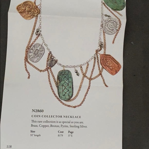 N2860 Coin Collector Necklace - Picture 2 of 2